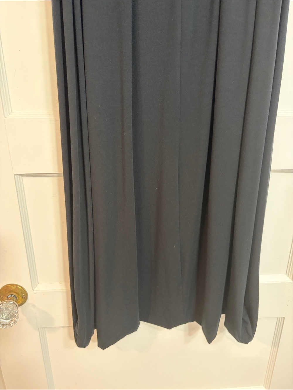 Sweaty Betty Black Long Bliss Harem Skirt with Wide Waistband.